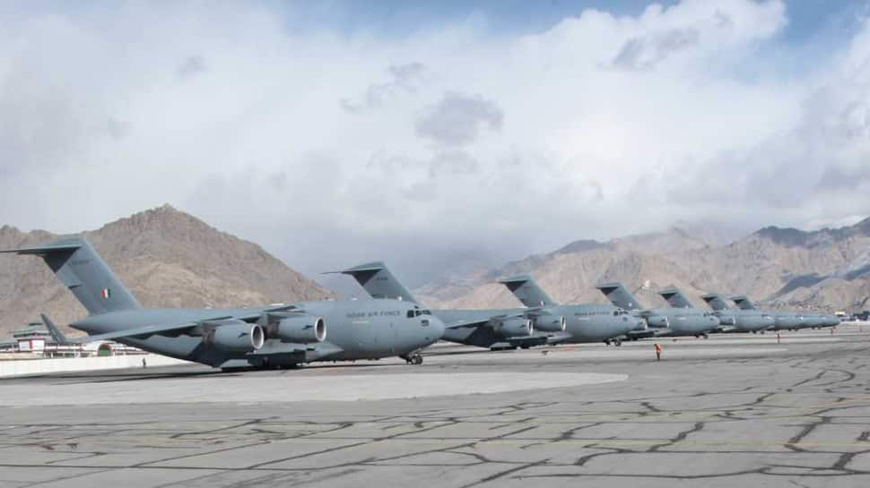 With a fleet of 16 transport planes, IAF airlifts record 463 tonnes of load in a single wave