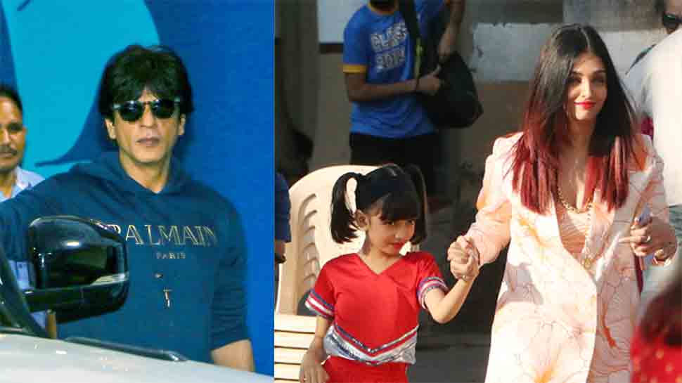 Shah Rukh Khan-Gauri Khan, Aishwarya-Abhishek Bachchan, Karisma attend their child&#039;s school annual function — Pics