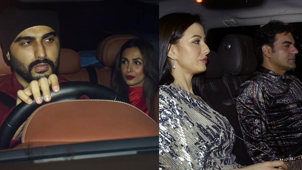 Arjun Kapoor- Malaika Arora and Arbaaz Khan- Giorgia Andriani party under one roof at Ritesh Sindhwani&#039;s Christmas bash—Pics