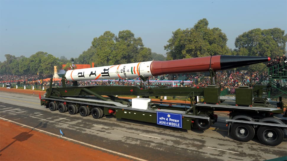 Nuclear strategic ballistic missile Agni-IV successfully test fired off Odisha coast