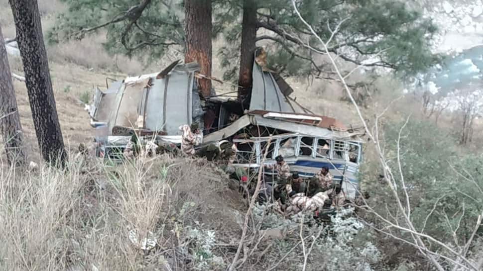 ITBP personnel dead, 24 injured after bus falls off Jammu-Srinagar highway