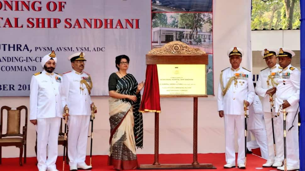 Navy commissions its tenth Naval hospital, INHS Sandhani, at Karanja Naval station near Mumbai