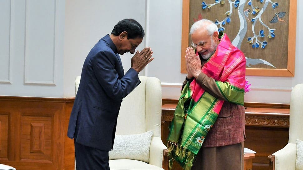 After renewing efforts to form federal front, KCR meets PM Narendra Modi