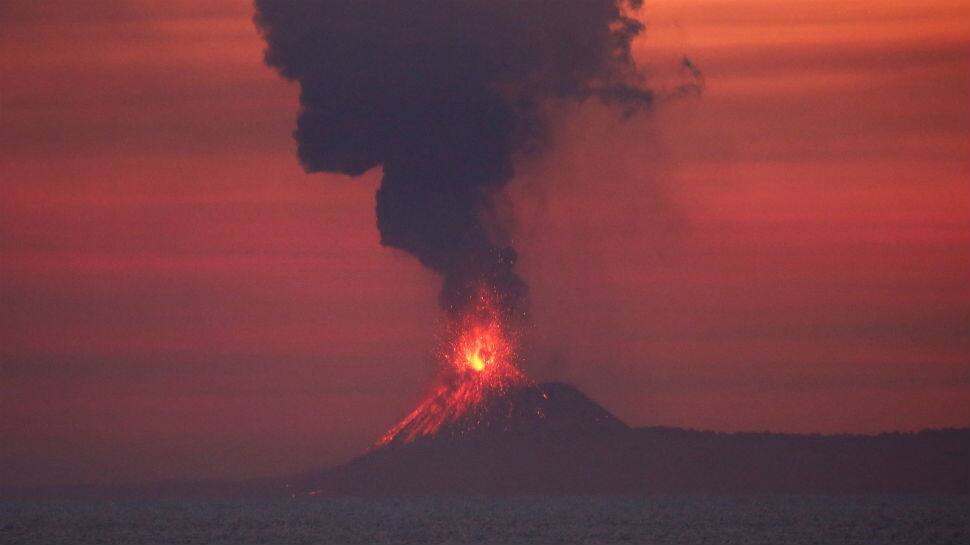 Indonesia reroutes all flights around erupting Anak Krakatau volcano