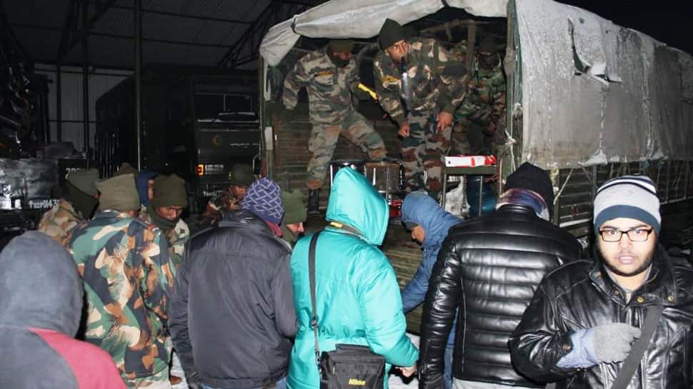 Indian Army rescues 2,500 people stuck due to heavy snowfall near Nathula in Sikkim