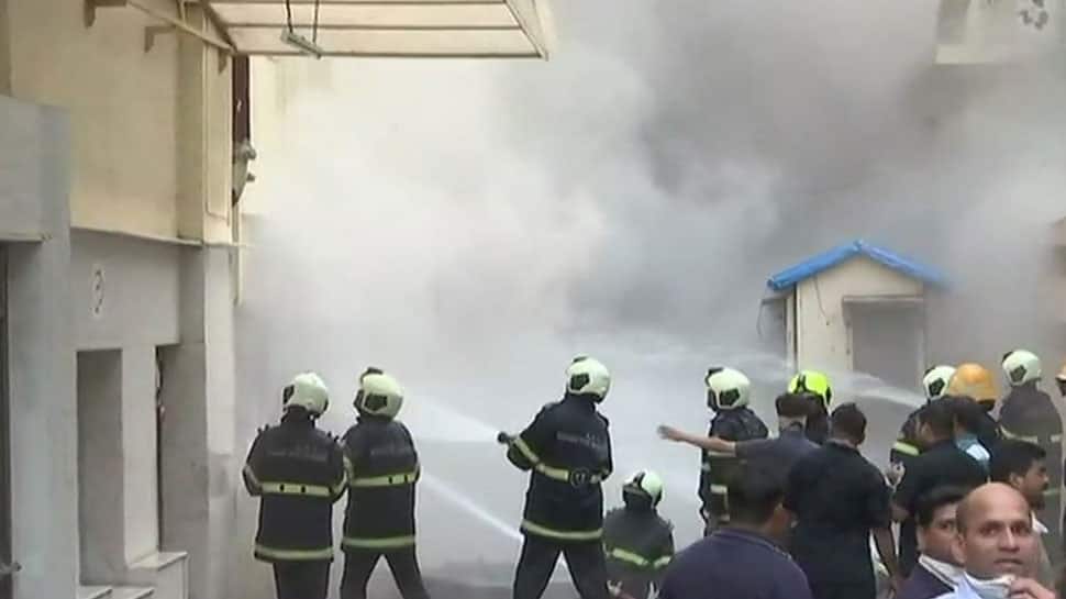 Massive fire breaks out at commercial complex in Mumbai, 8 fire tenders pressed into service 
