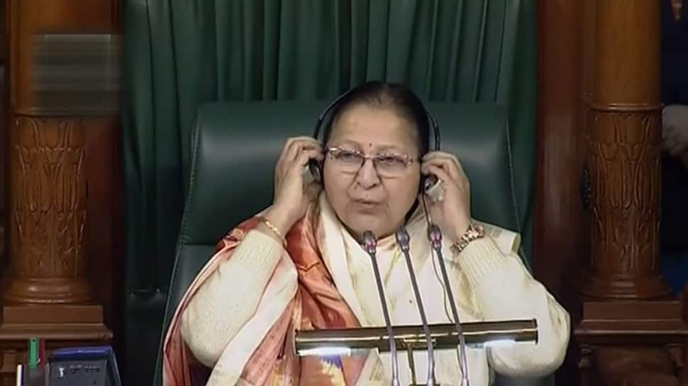 Lok Sabha Speaker Sumitra Mahajan suspends another 19 MPs