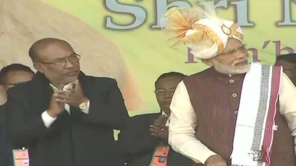 PM Narendra Modi inaugurates 8 projects, lays foundation stones for 4 others in Manipur