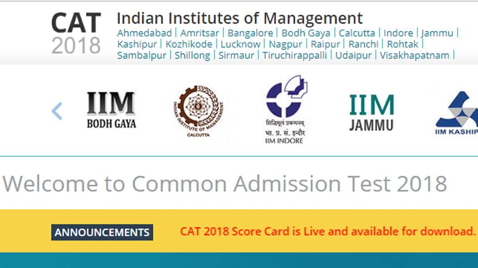 CAT Result 2018 declared by IIM Calcutta; download scorecard from iimcat.ac.in