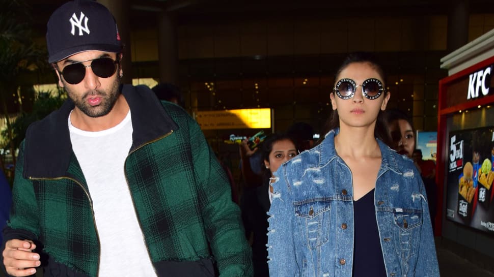 Photo Gallery: Ranbir Kapoor-Alia Bhatt back to bay from NYC - In Pics ...