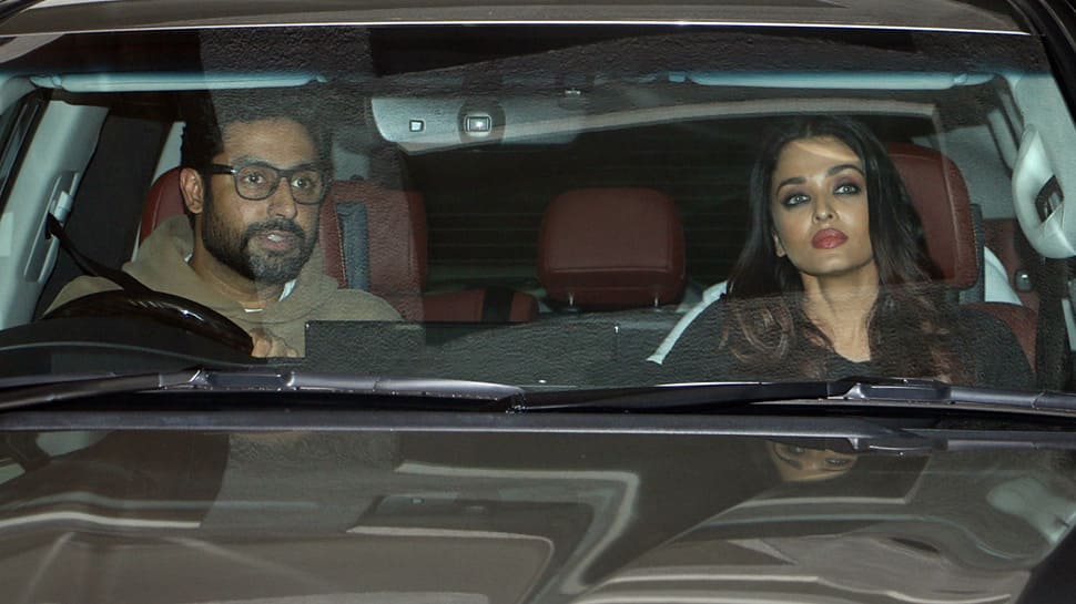 Aishwarya-Abhishek Bachchan visit Sonali Bendre at her residence – See Pics