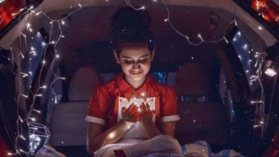 Priya Prakash Varrier turns car&#039;s rear into a dreamy spot with fairy lights-See pic