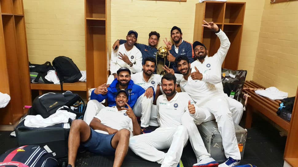 Watch: Epic celebrations of Team India after historic win vs Australia