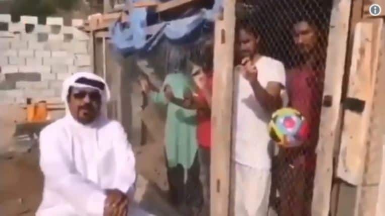 UAE man locks up Indian football fans in cage before match, watch viral video