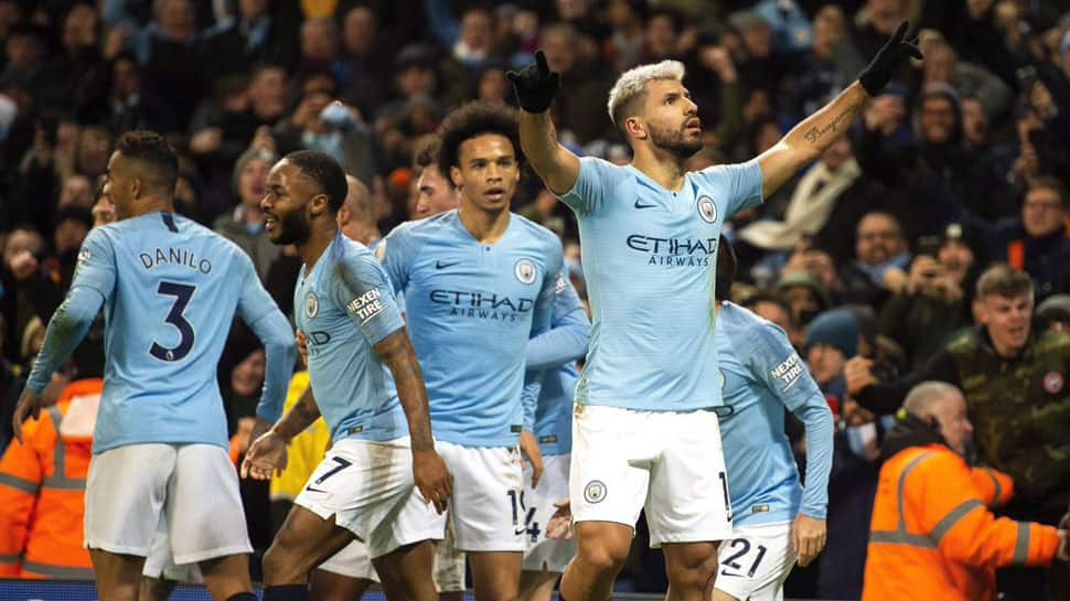 EPL: Manchester City ease past 10-man Wolves to cut gap at top