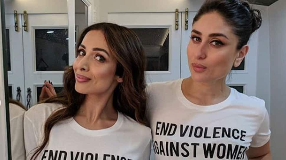 Kareena Kapoor Khan and Malaika Arora wear same t-shirts and it&#039;s a coincidence! See pics