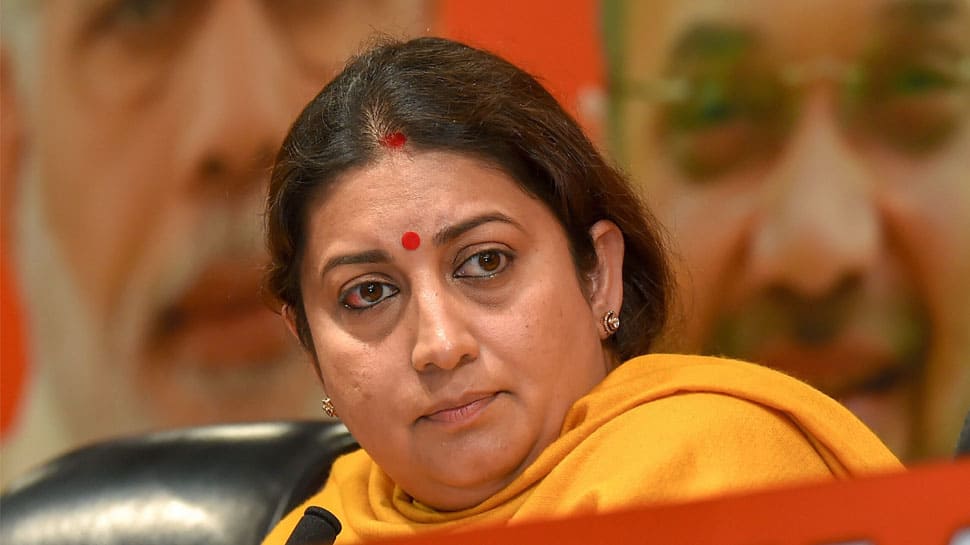 Smriti Irani questions stand of Kerala government on women empowerment