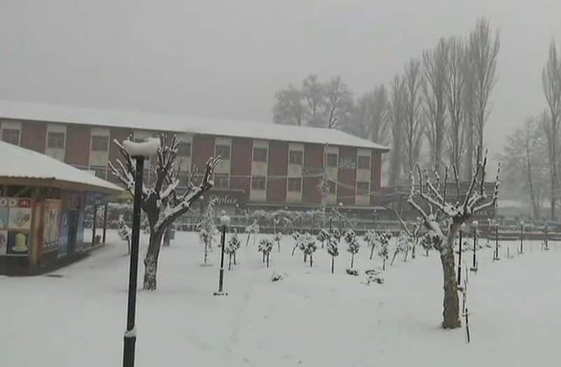 Heavy snowfall in Kashmir Valley, temperature drops further