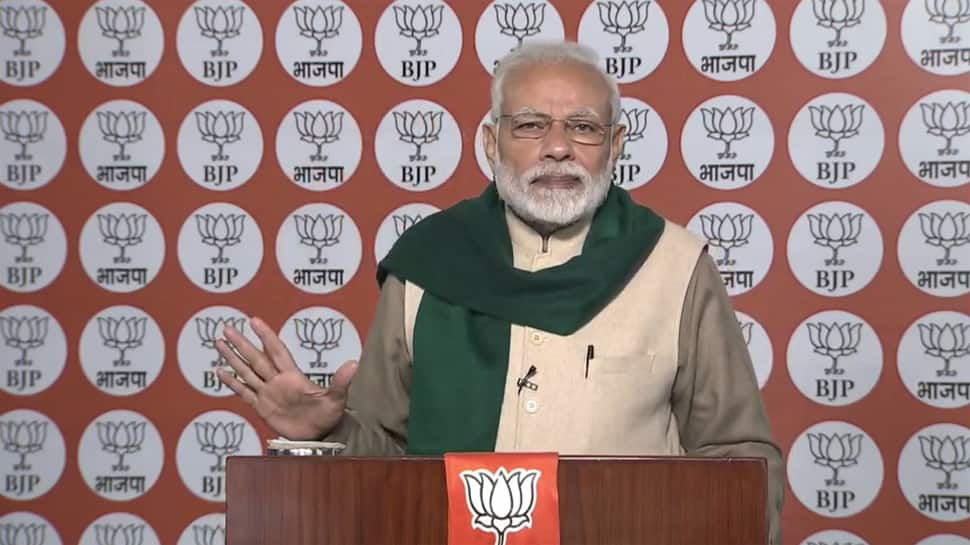 Opposition has &#039;dhan shakti&#039;, we have &#039;jan shakti&#039;: PM Modi hits out at Mahagatbandhan