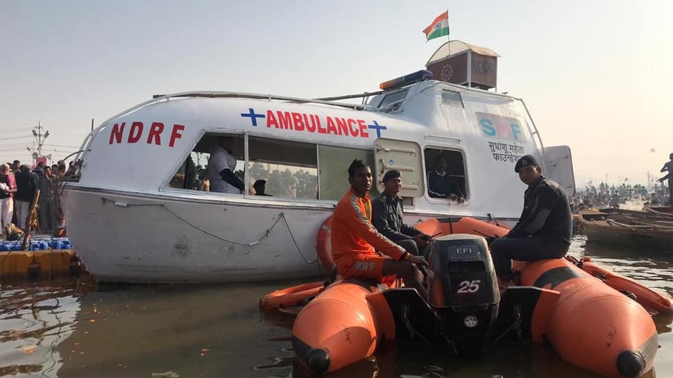 Water ambulances at Kumbh equipped with all emergency facilities including childbirth