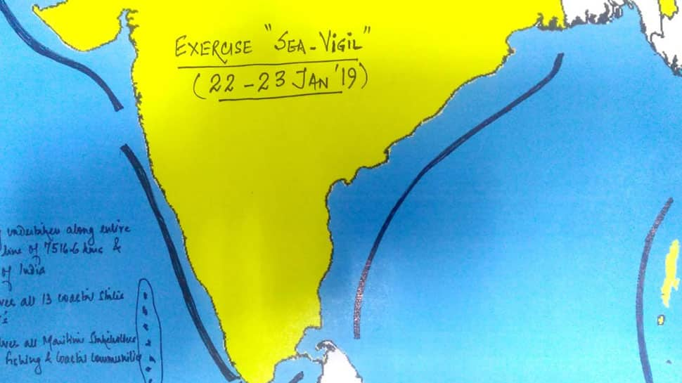 Indian Navy begins &#039;Ex Sea Vigil&#039;, the largest coastal defence exercise  