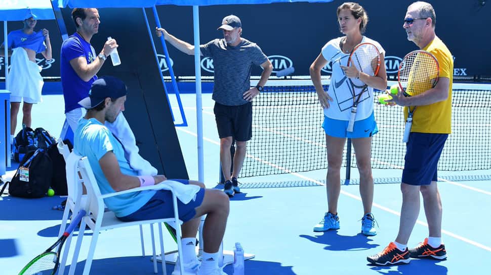 Lucas Pouille regains confidence with coach Amelie Mauresmo in his corner