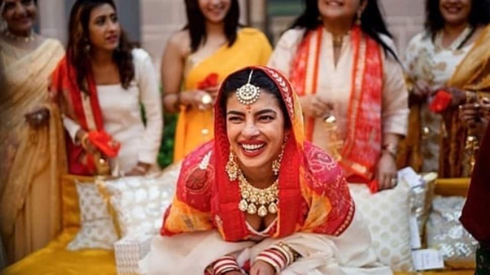 Priyanka Chopra-Nick Jonas&#039;s unseen Haldi ceremony pics are full of love, life and laughter!