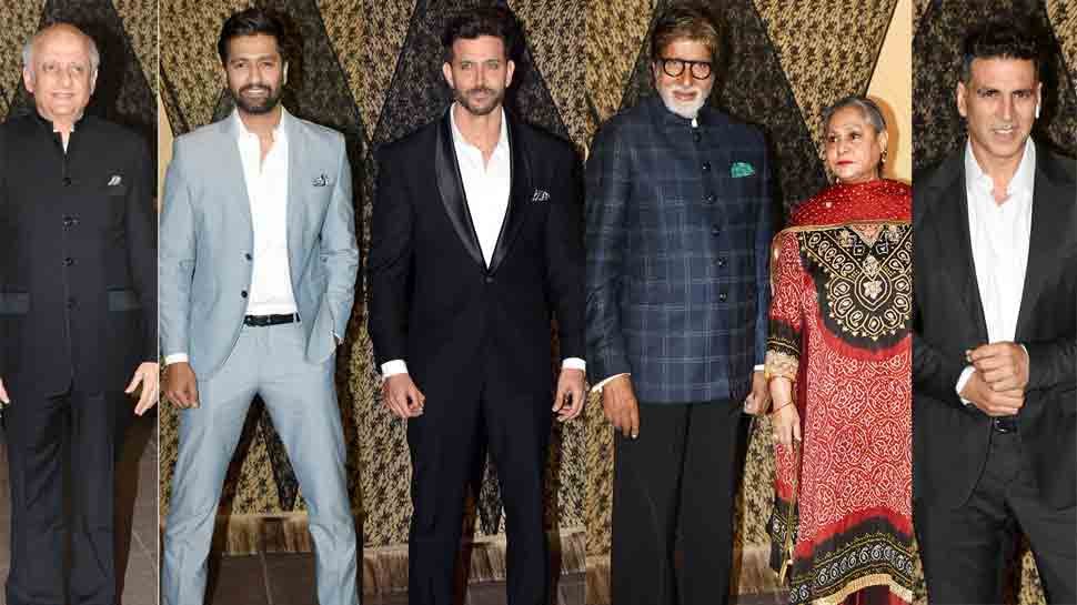 Aamir Khan, Hrithik Roshan, Akshay Kumar attend Mukesh Bhatt&#039;s daughter&#039;s wedding reception — Pics