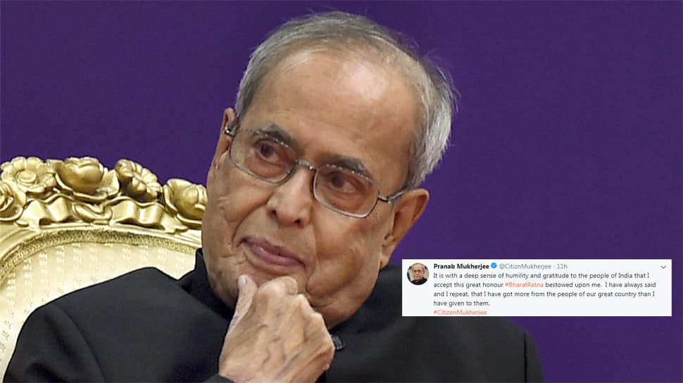Have got more from the country than I gave: Pranab Mukherjee on being awarded Bharat Ratna