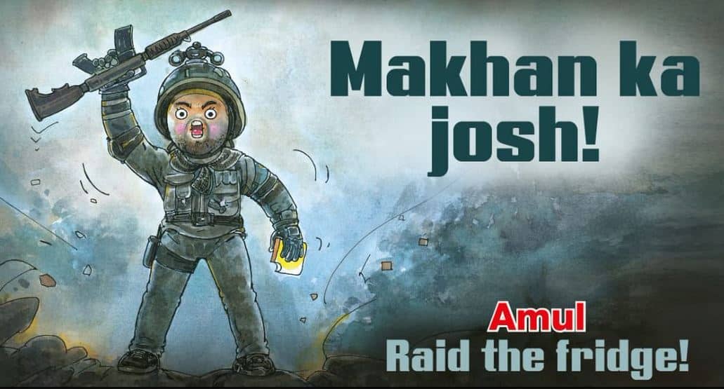 Amul&#039;s tribute to Vicky Kaushal starrer Uri: The Surgical Strike is too adorable for words