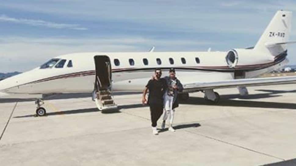 This pic of Virat Kohli, Anushka Sharma in front of a private jet will give you major vacay goals-See inside