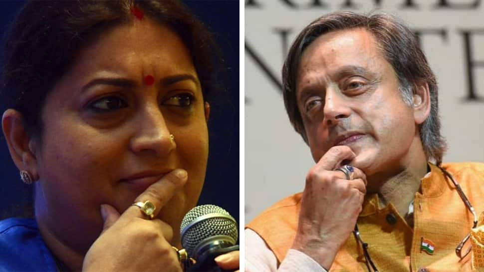 How can &#039;janeu dhaari&#039; Rahul allow attack on Hindu beliefs: Smriti Irani slams Shashi Tharoor