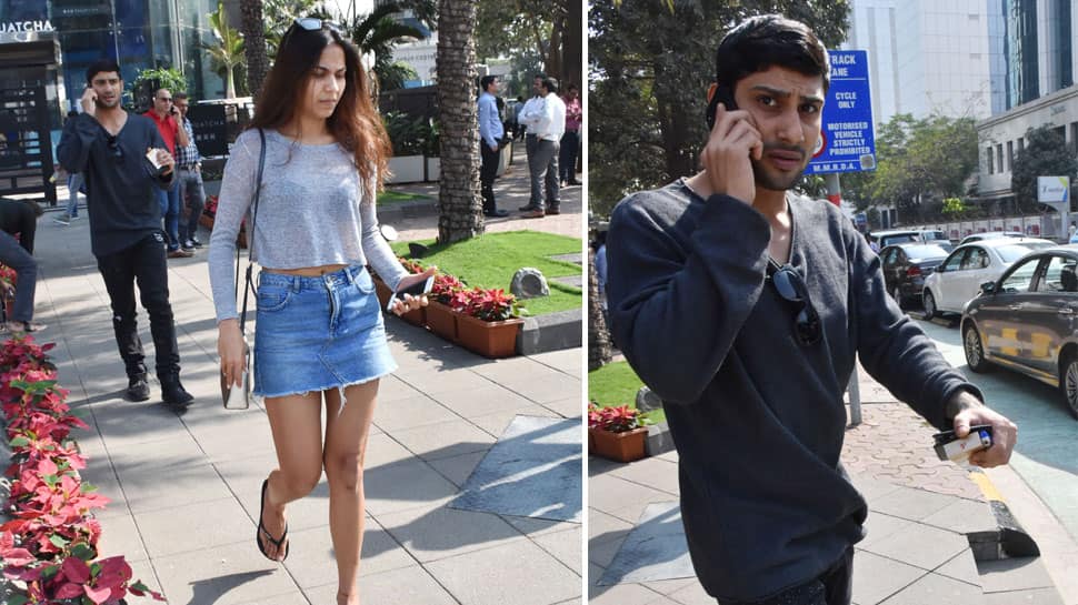 Prateik Babbar-Sanya Sagar spotted on a lunch date - See Pics