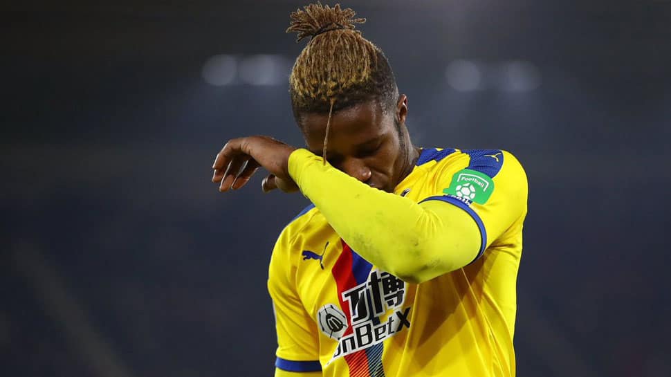 Crystal Palace forward Wilfried Zaha apologises for red card against Southampton