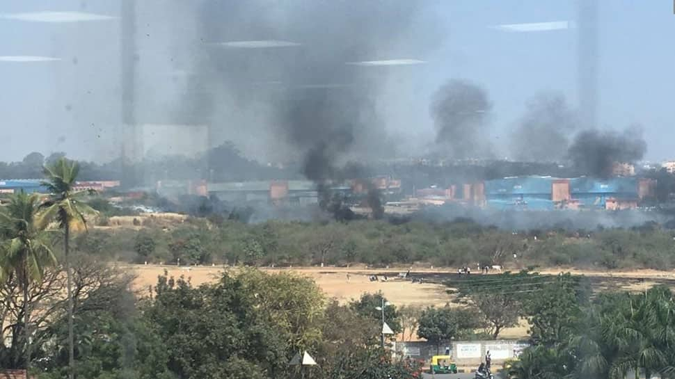 Mirage 2000 trainer fighter aircraft crashes in Bengaluru