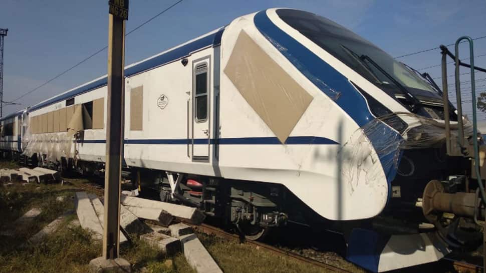 Miscreants pelt stones on new Train 18 during trial run