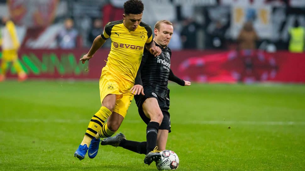 Bundesliga: Borussia Dortmund draw at Frankfurt but increase lead at top