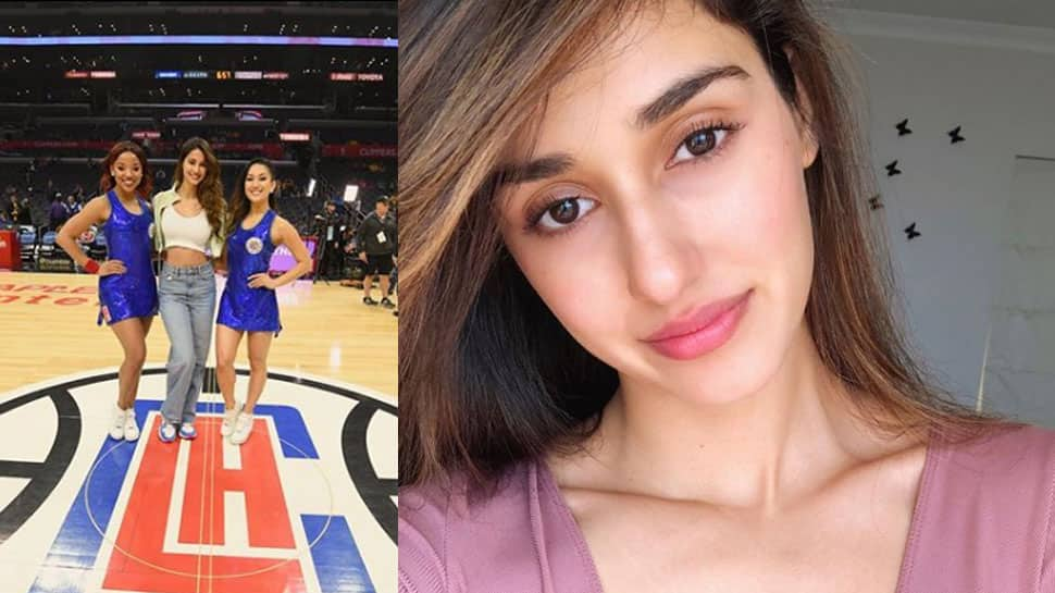 Disha Patani can&#039;t suppress excitement after watching an NBA game—Pic proof