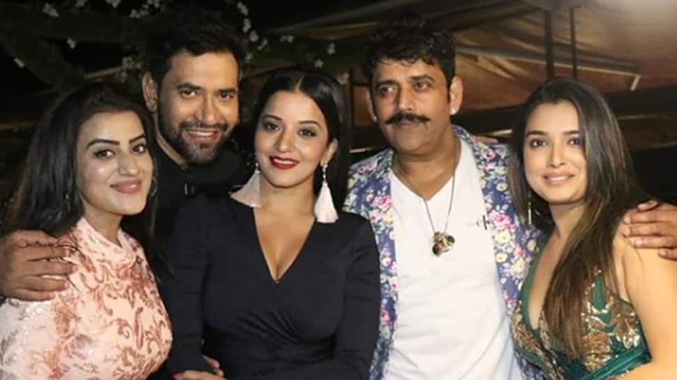 When Aamrapali Dubey partied with Monalisa, Akshara Singh and Ravi Kishan—See pics