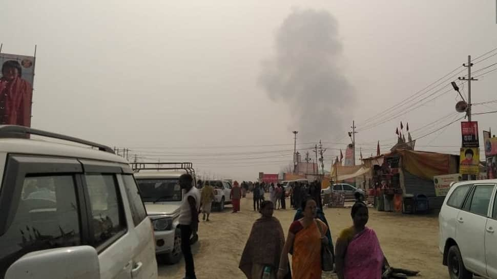 Fire breaks out in two tents at Kumbh Mela in Prayagraj, no casualties reported