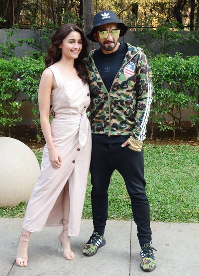 Alia and Ranveer at 'Gully Boy' promotions