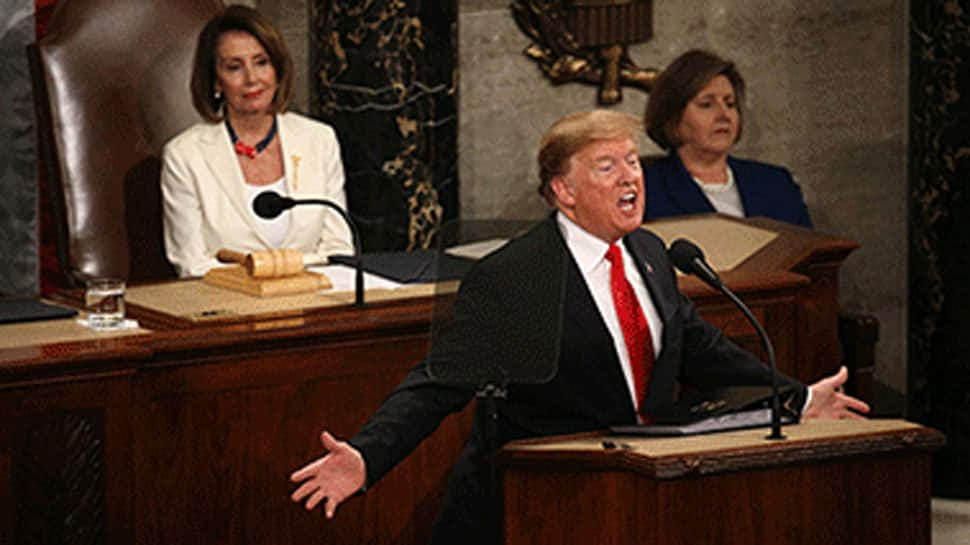 US President Donald Trump delivers State of the Union