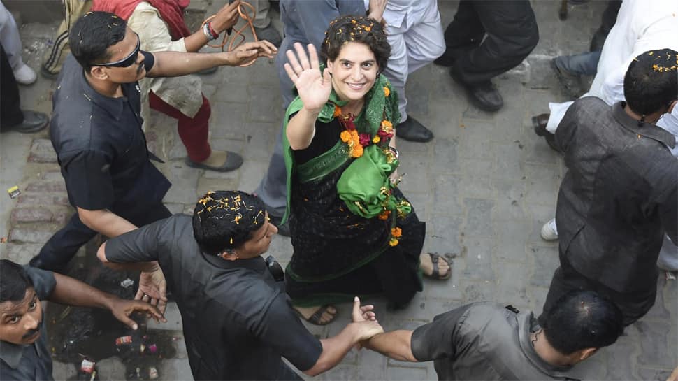 Priyanka Gandhi Vadra may begin her official innings in politics with roadshow in Lucknow on Feb 11