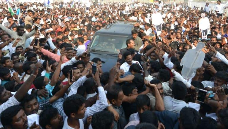 YSRCP Chief Jagan Mohan Reddy meets booth-level workers and village-level neutral influencers