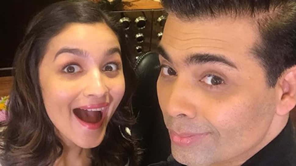 Karan Johar is Alia Bhatt&#039;s &#039;Brilliant Friend&#039; on Elle India cover