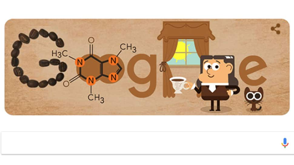 Google Doodle honours German chemist Friedlieb Ferdinand Runge who identified caffeine