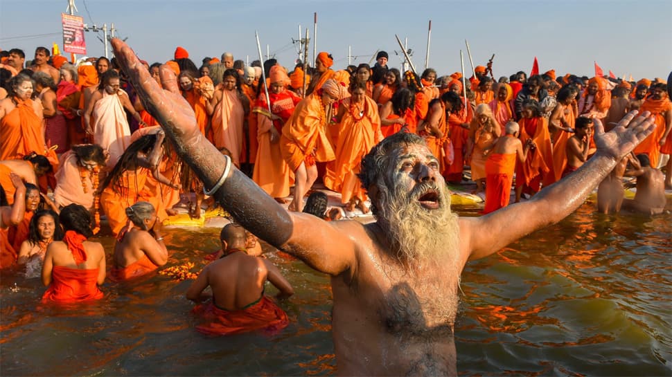 Two crore expected to take holy dip on Kumbh&#039;s third &#039;shahi snaan&#039; on Sunday