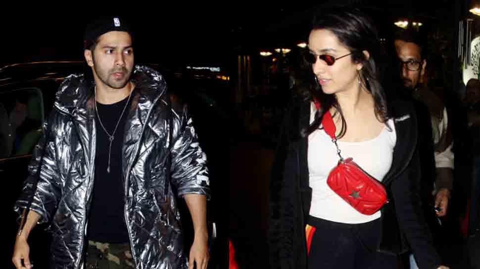 Varun Dhawan flies to London with &#039;Street Dancer&#039; co-star Shraddha Kapoor — Pics