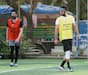 Ranbir Kapoor enjoys a game of football