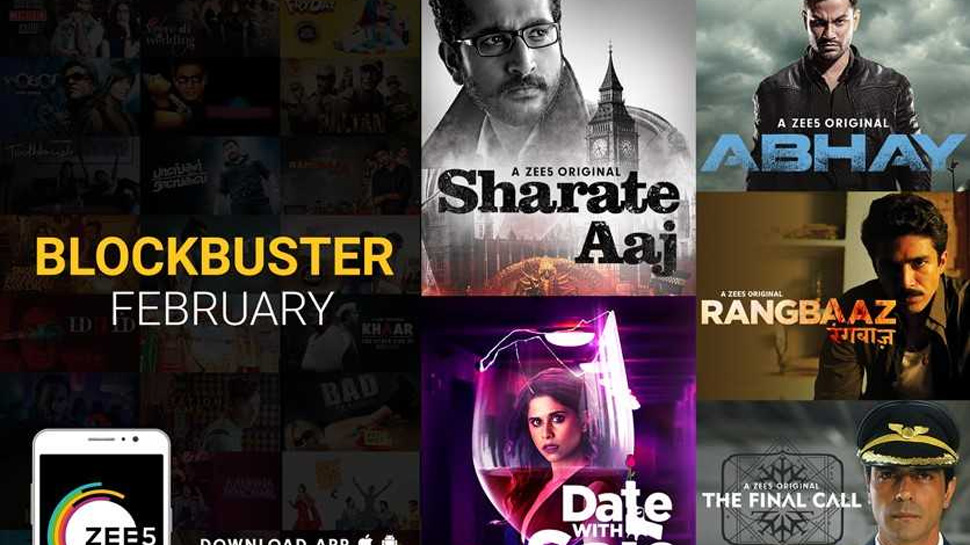 ZEE5 announces blockbuster February; unveils a lineup of star-studded Originals for its global audiences ZEE5 announces blockbuster February; unveils a lineup of star-studded Originals for its global audiences